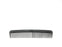 Black carbon fiber wide and fine tooth comb on white background